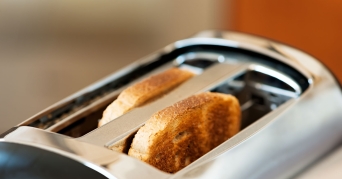 Toaster in der Art eines Smeg Toaster