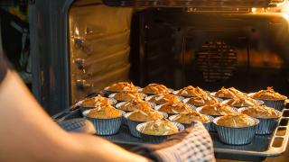 Muffins aus dem Backofen (zB. von Siemens)