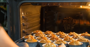 Siemens Backofen mit Mikrowelle Muffins aus dem Backofen (zB. von Siemens)