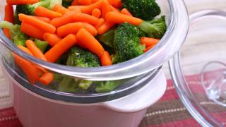 Gemüse aus dem Philips Dampfgarer