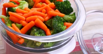 Gemüse aus dem Philips Dampfgarer