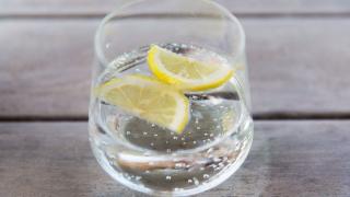 Gesprudeltes Soda aus der Sodastream Kartusche